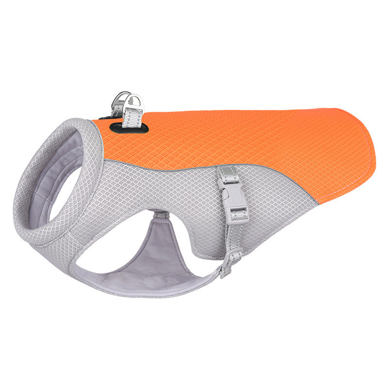 Summer Pet Cooling Vest | Breathable, Sun-Proof Clothing for Dogs - Paw Academy Store