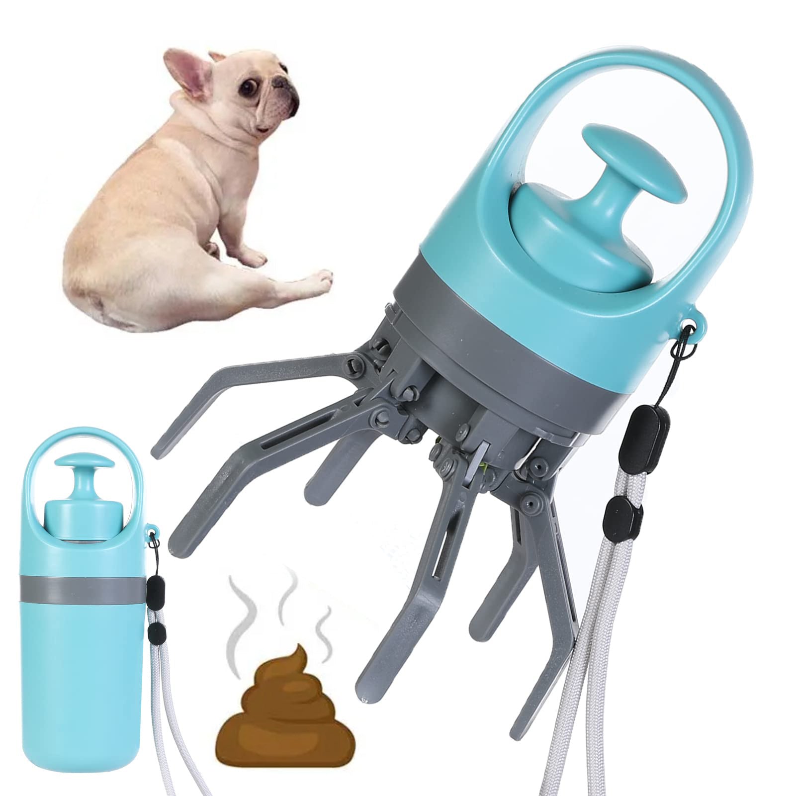 Portable Lightweight Dog Pooper Scooper | Built-in Poop Bag Dispenser - Paw Academy Store