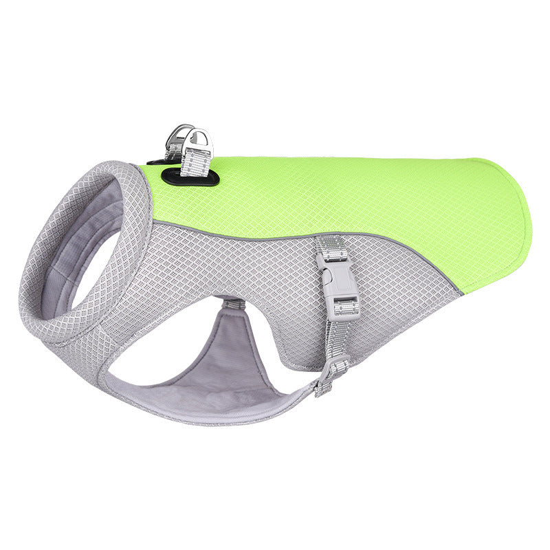 Summer Pet Cooling Vest | Breathable, Sun-Proof Clothing for Dogs - Paw Academy Store